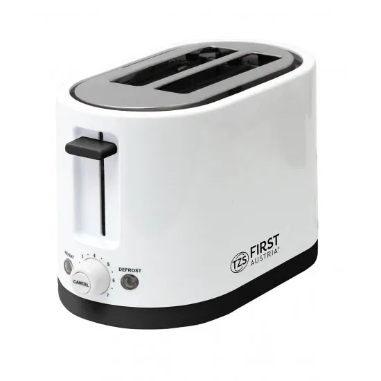 Prăjitor de pâine First FA-5368-3 White/Black (750 W)