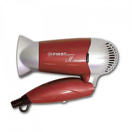 Компактный фен First FA-5662-2-RE, 1200 Вт, Red/Silver