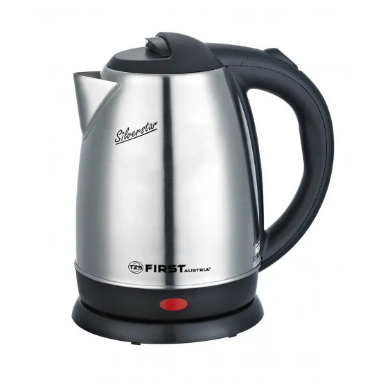 Электрочайник First FA-5411 Inox/Black (1,7 л/2200 Вт)