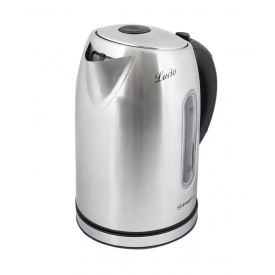 Электрочайник First FA-5411-0 Inox/Black (1,7 л/2200 Вт)