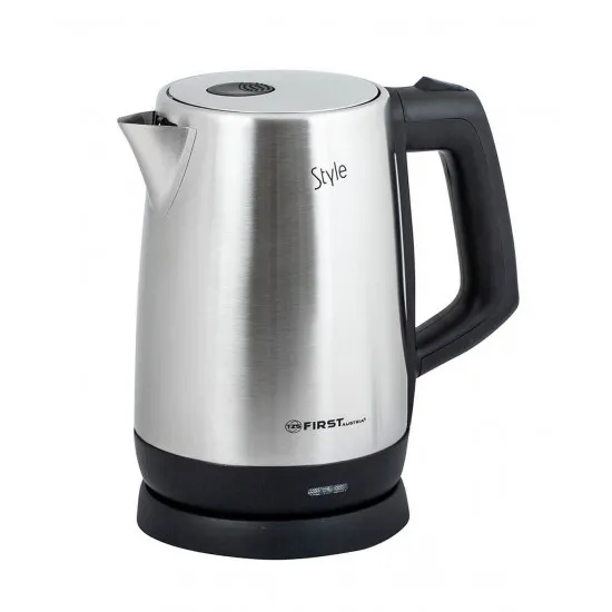 Fierbător electric First FA-5411-2 Inox/Black (1,7 l/2200 W)
