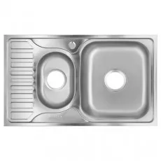 Мойка кухонная Freddo SN9023D 780х490 мм, нержавеющая сталь Мойка кухонная Freddo SN9023D 780х490 мм, нержавеющая сталь