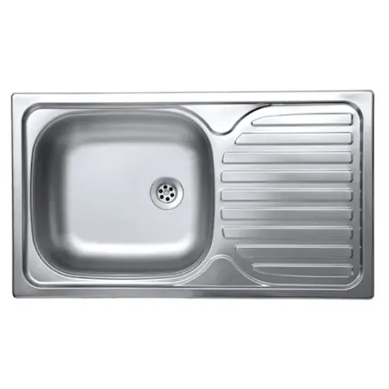 Chiuvetă de bucătărie Sanitec C408S,760х435 mm, inox