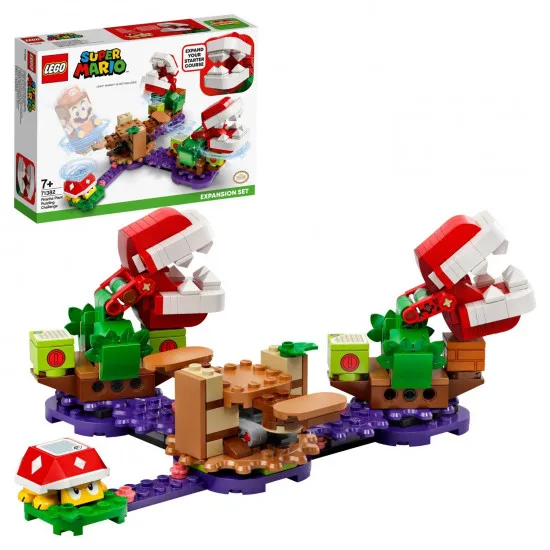 Lego Super Mario 71382 Конструктор Piranha Plant Puzzling Challenge Expansion Set
