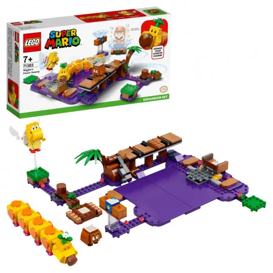 Lego Super Mario 71383 Конструктор Wigglers Poison Swamp Expansion Set