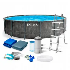 Piscină cu cadru Intex GreyWood Premium 26744