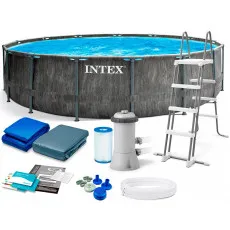 Piscină cu cadru Intex GreyWood Premium 26742 Piscină cu cadru Intex GreyWood Premium 26742