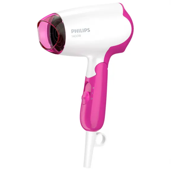 Компактный фен Philips BHD003/00, 1400 Вт, White/Pink