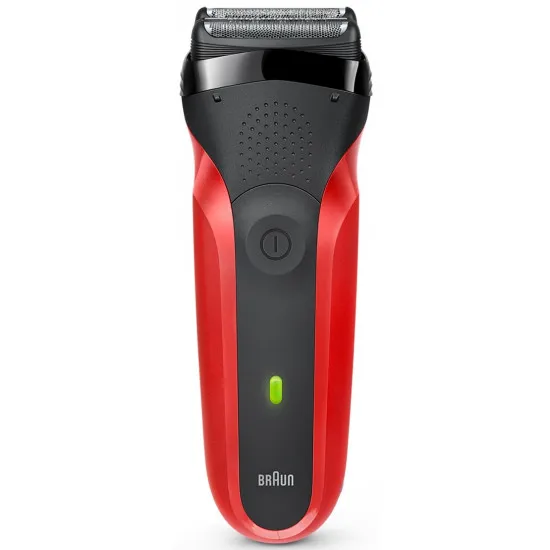 Aparat de ras Braun 300S, Red/black
