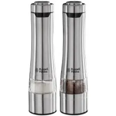Agitator electric de piper și agitator de sare Russell Hobbs 23460-56, Silver Agitator electric de piper și agitator de sare Russell Hobbs 23460-56, Silver