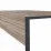 Masă oficiu DP B-100, Truffle/Black