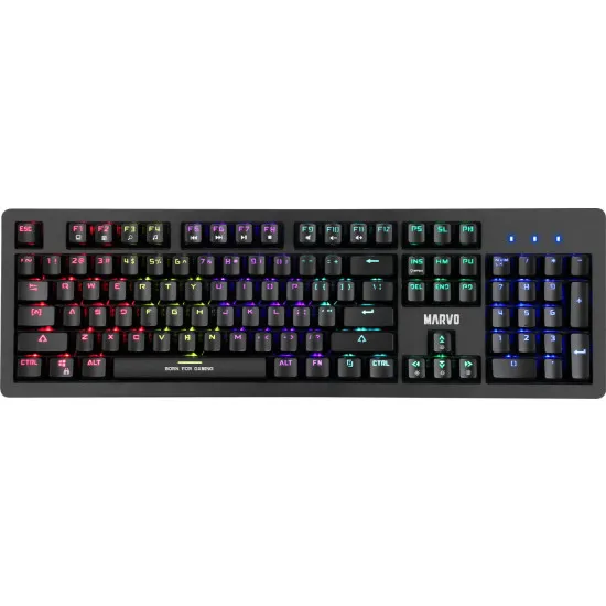 TastaturÄ? cu fir Marvo KG916 Black