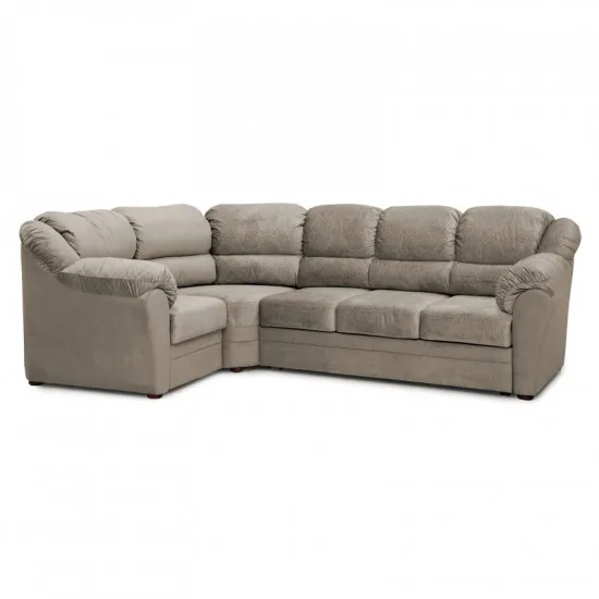 Canapea de colt Нижегородмебель Арт 40518, Ванилла 03 / Веллуто 06