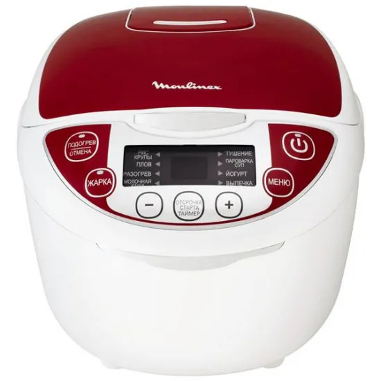 Мультиварка Moulinex MK705132, White/Red