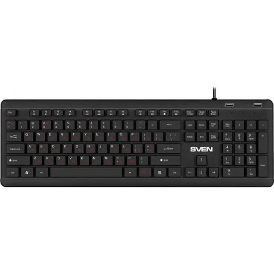 TastaturÄ? cu fir Sven KB-E5700H Black