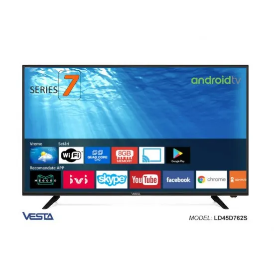 Televizor LED 45 " Vesta LD45D762S, Black