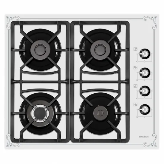 Plită încorporabilă Wolser WL- F 6401 GT IC Rustic (White)