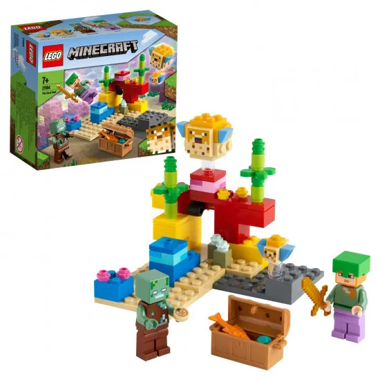 Lego Minecraft 21164 Конструктор Коралловый риф