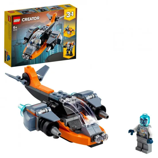 Lego Creator 3-in-1 31111 Constructor Drona ciberneticÄ?