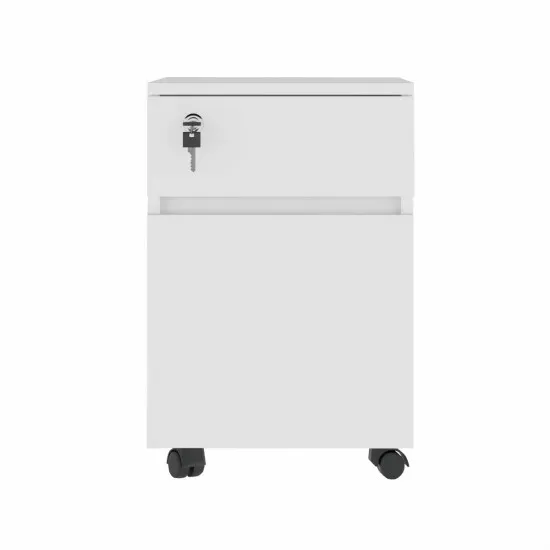 Dulap birou pe roți DP Rio RollBox, White