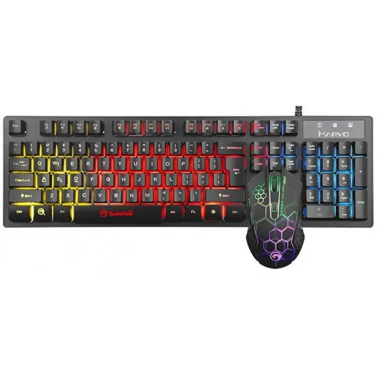 Комплект проводной Marvo KM409 Black