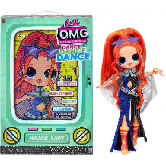 LOL Surprise OMG Dance 117889 Set de joacă Major Lady