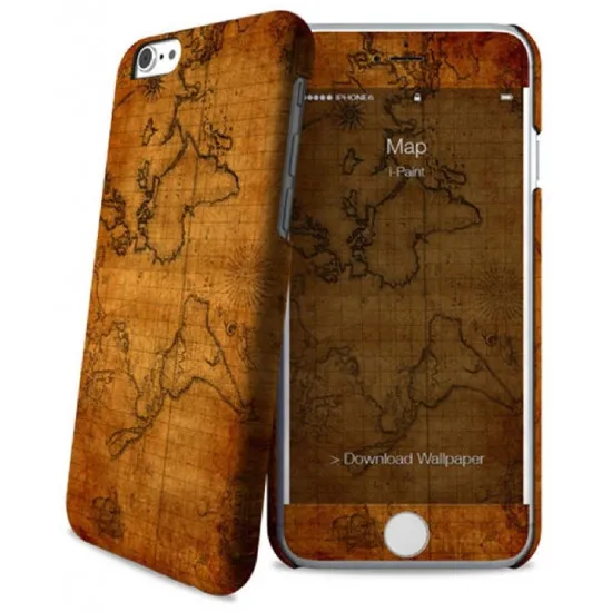 Чехол I-Paint Map для iPhone 5C, Brown
