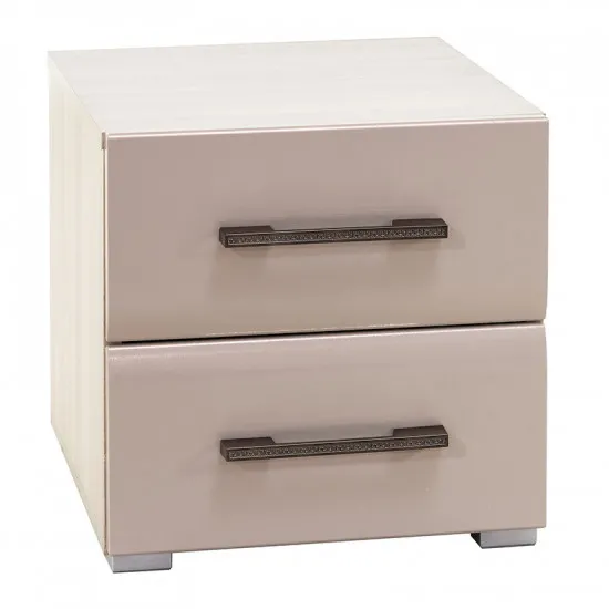 Noptieră Горизонт Ненси (40 cm), ясень/капучино глянец