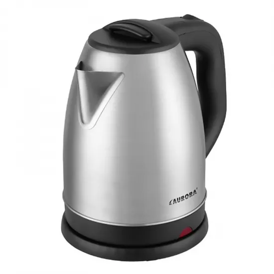 Электрочайник Aurora AU189, Inox/Black