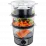 Aparat de gătit cu aburi Esperanza Volcano EKG009, Inox/Black