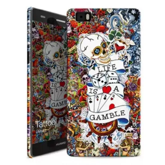 Чехол I-Paint TATTOO для Huawei P8 Lite, Mix