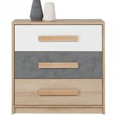 Comodă Sokme АЙГО AG1 (850 3Ш) (83.1 cm), бук артисан