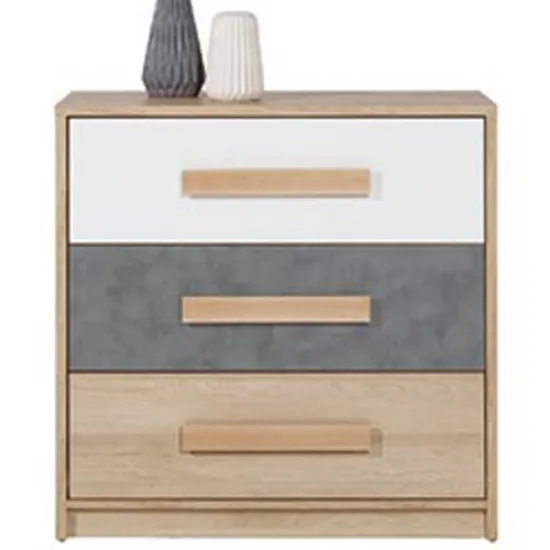 Comodă Sokme АЙГО AG1 (850 3Ш) (83.1 cm), бук артисан