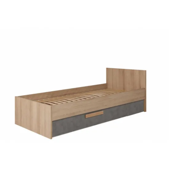 Pat pentru copii Sokme АЙГО AG12 (90 x 200 cm), Бук артисан