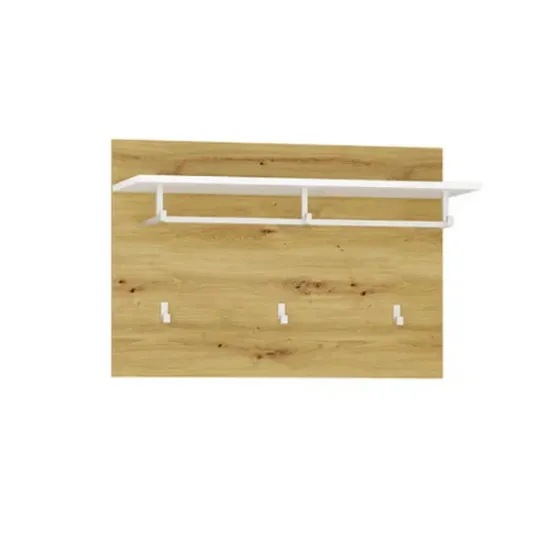 Cuier de perete Sokme БАРСЕЛОНА, Дуб Артисан / Белый