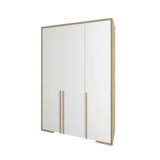 Dulap Сокме ФРАНЧЕСКА 3Д (151.3 cm) (3-х дверный), Дуб вотан /белый