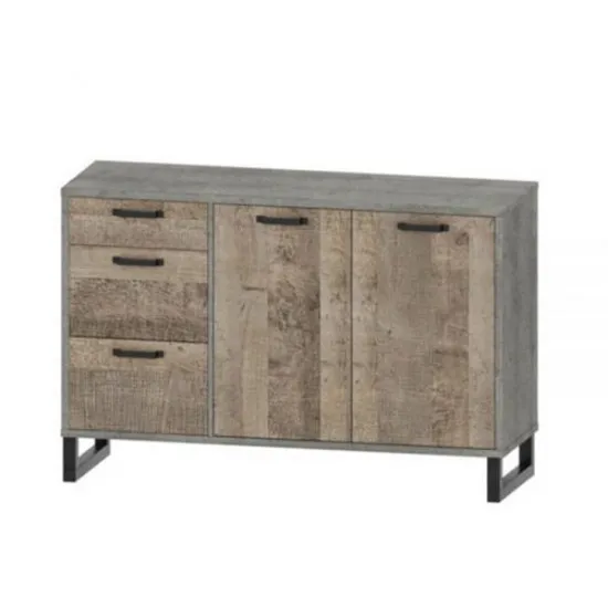 Комод Sokme БАРИ 2Д3Ш (138.7 см), Вудкон / Дуб гранж