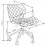 Fotoliu de birou Halmar Matrix, White / Gray