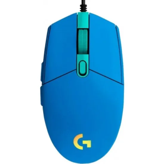 Mouse cu fir Logitech G102 Lightsync Blue