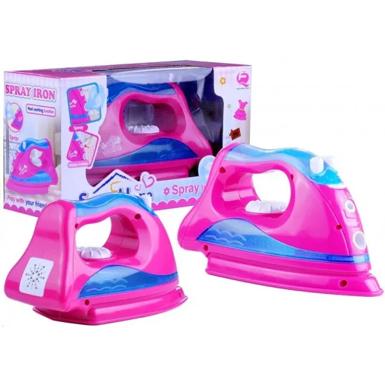 Leantoys 3714 Jucarie Fier de calcat roz cu spary apa