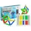 Leantoys 659 Set constructor magnetic Magnastix 188 elemente