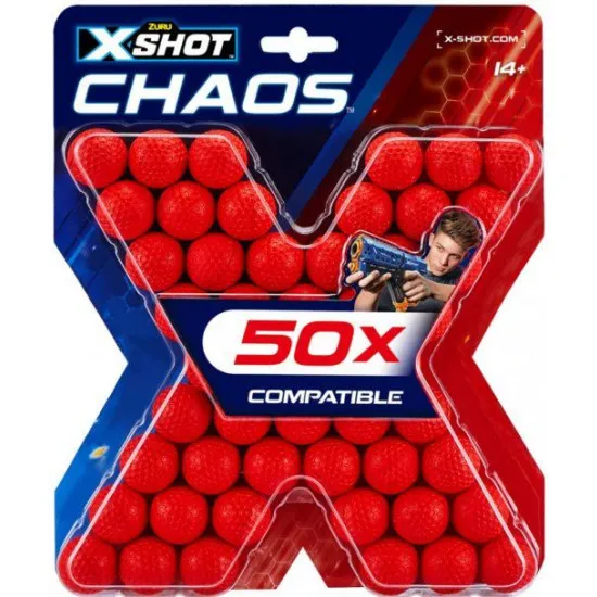 Zuru X-Shot 36327Z Set rezerve bile Chaos 50buc.
