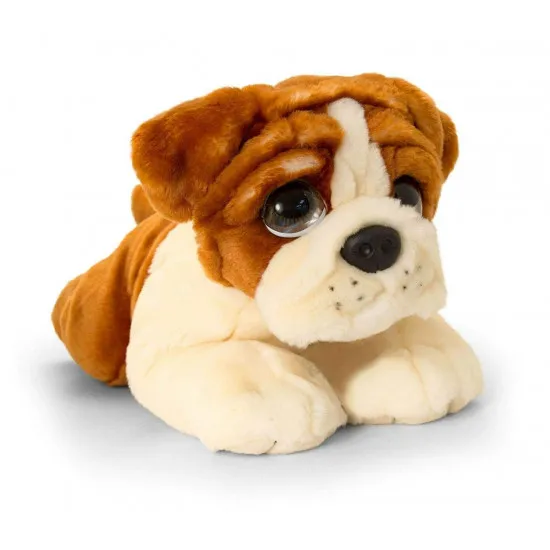 Keel Toys SD2530 Jucarie moale Signature Cuddle Puppy - Bulldog, 37cm