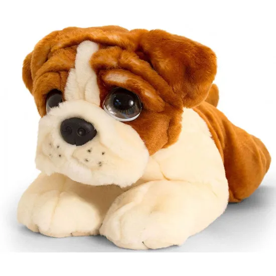 Keel Toys SD2531 Jucarie de plus Signature Cuddle Puppy Bulldog, 47cm
