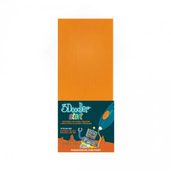 3Doodler Start 3DS-ECO06-ORANGE-24 Set tije pentru pix 3D Oranj