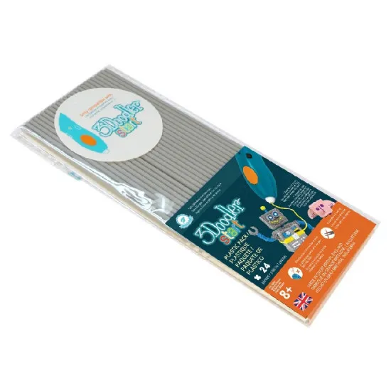 3Doodler Start 3DS-ECO08-GREY-24 Набор стержней для 3D ручки Серый