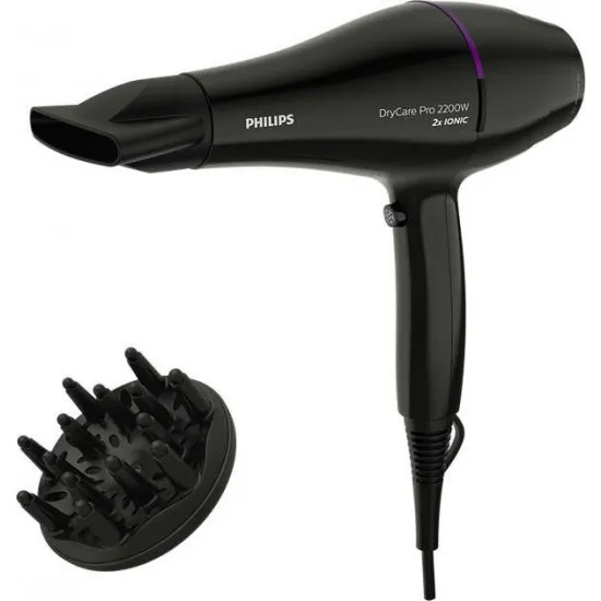 Uscător de păr Philips BHD274/00, 2200 W, Black