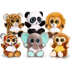 Keel Toys SW0376 Jucarie moale Animotsu Animalute salbatice, 25cm