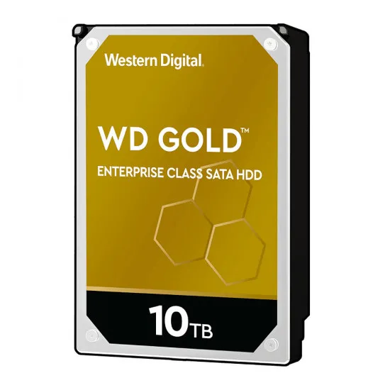 3.5" Жесткий диск 10 TB Western Digital Gold, 7200 rpm, 256 MB, SATA III (WD102KRYZ)