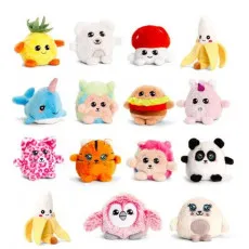 Keel Toys SF2427 Jucarie de plus Bobballs, 8cm Keel Toys SF2427 Jucarie de plus Bobballs, 8cm
